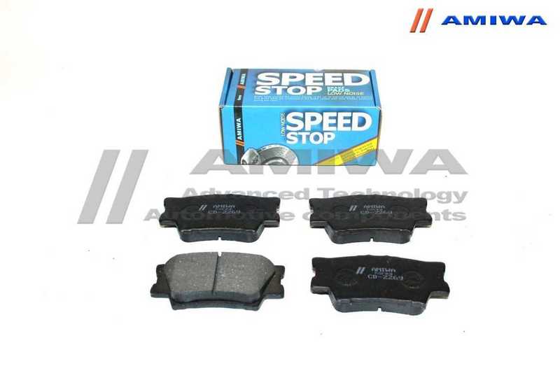 Колодки тормозные дисковые задние <b>AMIWA CD2269</b> - изображение
