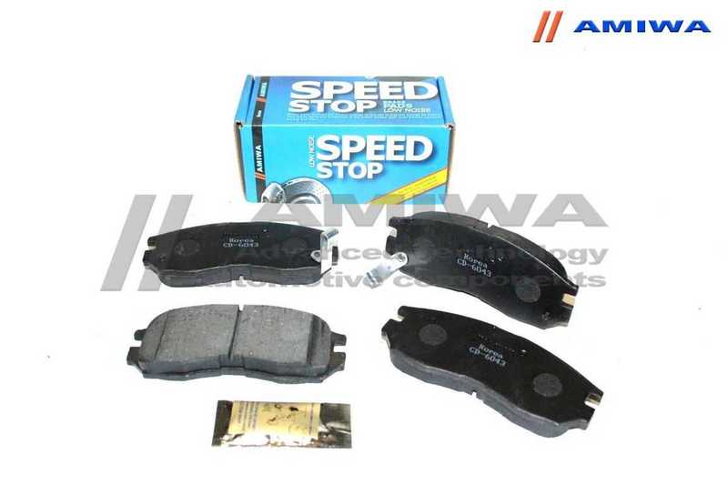 Колодки тормозные дисковые перед <b>AMIWA CD6043</b> - изображение Колодки тормозные дисковые перед <b>AMIWA CD6043</b> - изображение