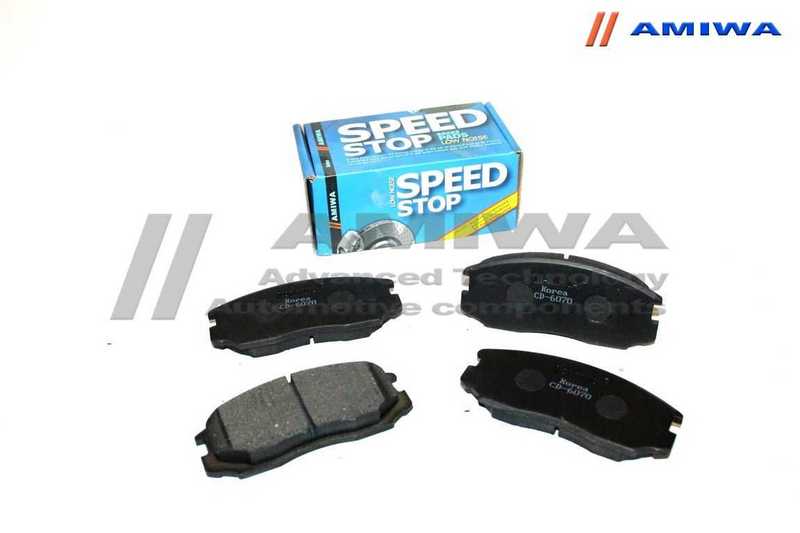 Колодки тормозные дисковые передние <b>AMIWA CD6070</b> - изображение