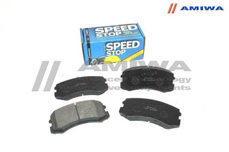 Колодки тормозные дисковые передние <b>AMIWA CD6109</b> - изображение Колодки тормозные дисковые передние <b>AMIWA CD6109</b> - изображение