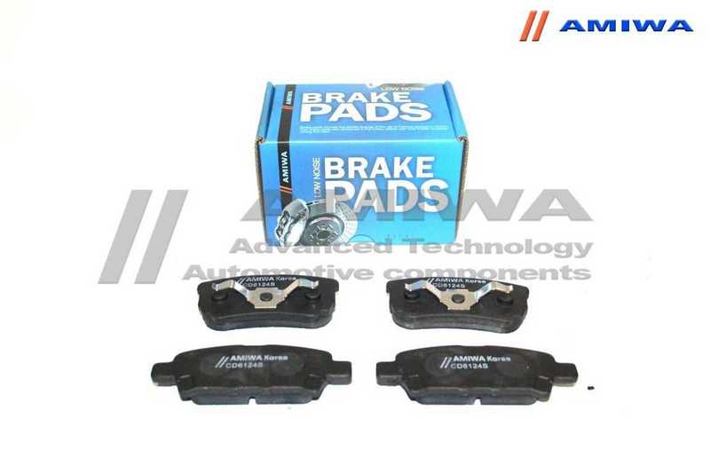 Колодки тормозные дисковые задние <b>AMIWA CD6124S</b> - изображение