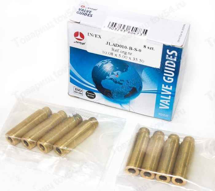 Втулки клапанов Lada Vesta, X-ray 1.8 16V впуск+выпуск 8 шт <b>AMP JLAD010-B-S-0</b> - изображение