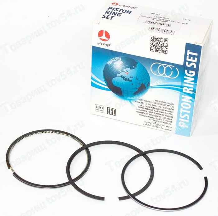 Кольца поршневые (80,0) LADA Largus <b>AMP PR-REN-44-3841-050-SET</b> - изображение