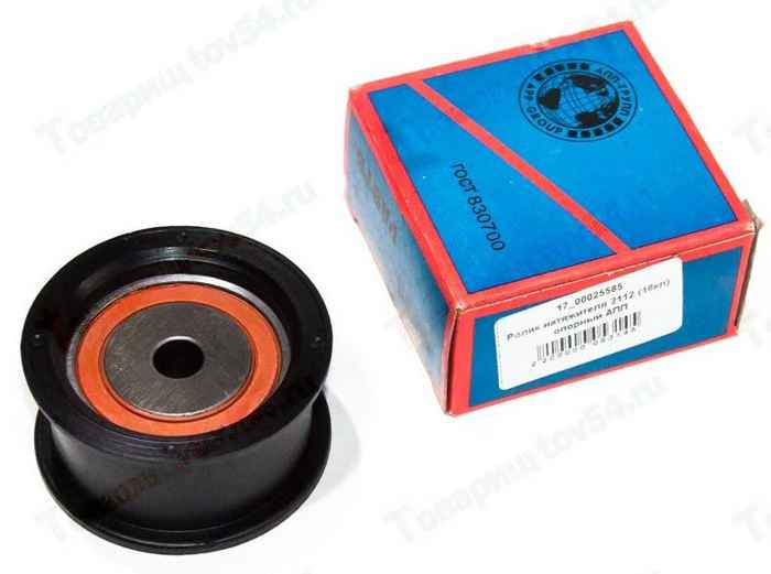 Ролик натяжителя ВАЗ 2112 (16кл) опорный <b>АПП 830700</b> - изображение