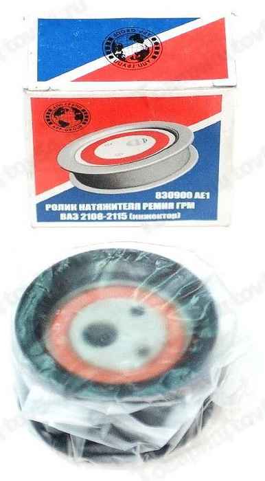 Ролик натяжителя ВАЗ 2112 (16кл) натяжной <b>АПП 830900 АЕ1</b> - изображение