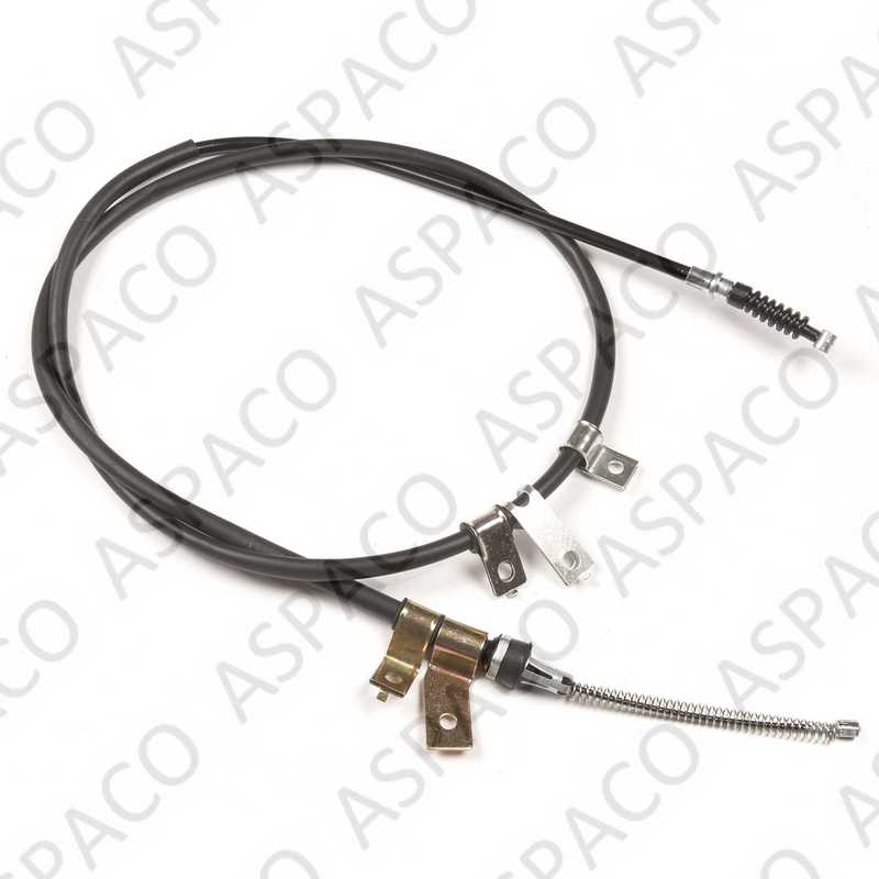 Трос стояночного тормоза задний левый (L) MITSUBISHI L200 (KB) (06-...) <b>ASPACO AP6142</b> - изображение Трос стояночного тормоза задний левый (L) MITSUBISHI L200 (KB) (06-...) <b>ASPACO AP6142</b> - изображение