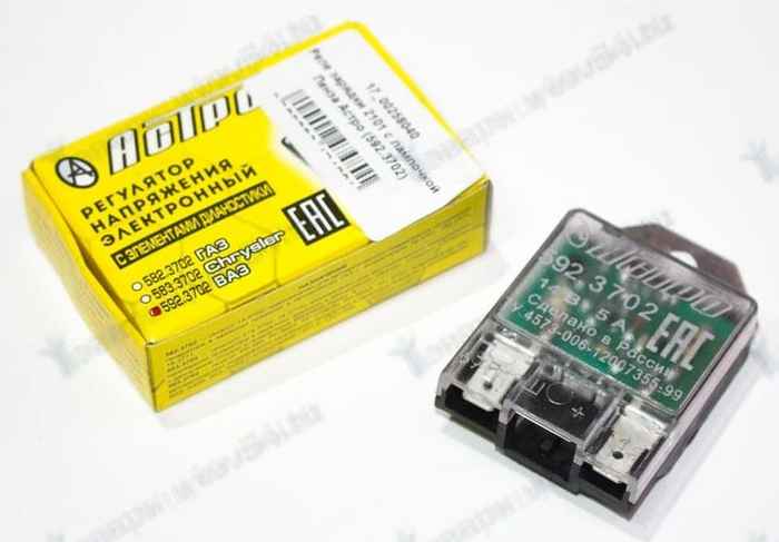 Реле зарядки ВАЗ 2101 с лампочкой <b>АСТРО 592.3702</b> - изображение