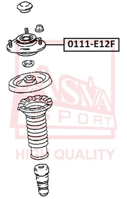 Опора амортизатора <b>ASVA 0111E12F</b> - изображение