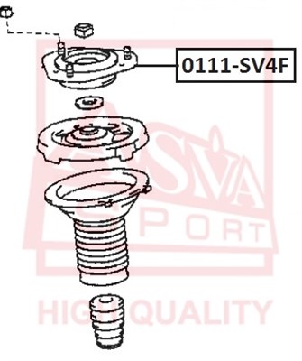 Подвеска, амортизатор <b>ASVA 0111SV4F</b> - изображение Подвеска, амортизатор <b>ASVA 0111SV4F</b> - изображение