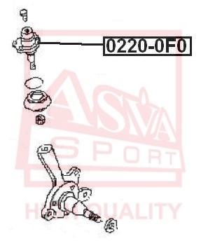 Опора шаровая <b>ASVA 02200F0</b> - изображение