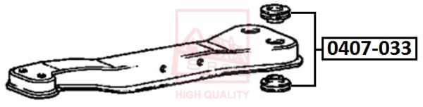 Втулка, стабилизатор <b>ASVA 0407033</b> - изображение