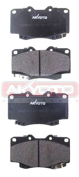 Колодки тормозные дисковые передние AKD-01109 <b>ASVA AKD01109</b> - изображение Колодки тормозные дисковые передние AKD-01109 <b>ASVA AKD01109</b> - изображение