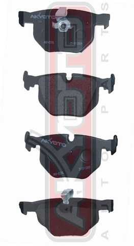 Колодки тормозные дисковые задние <b>ASVA AKD0228</b> - изображение 1