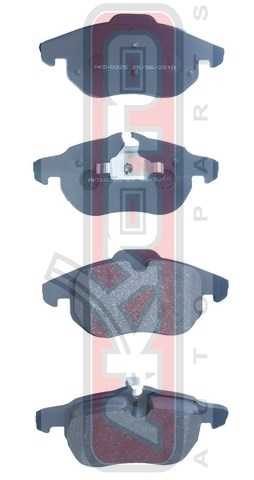 Колодки тормозные дисковые передние <b>ASVA AKD0325</b> - изображение 1