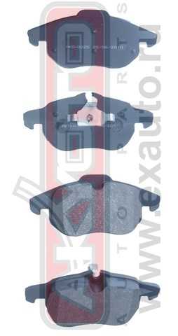 Колодки тормозные дисковые передние <b>ASVA AKD0325</b> - изображение