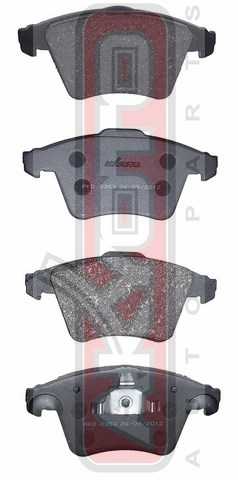 Колодки тормозные дисковые передние <b>ASVA AKD0353</b> - изображение 1