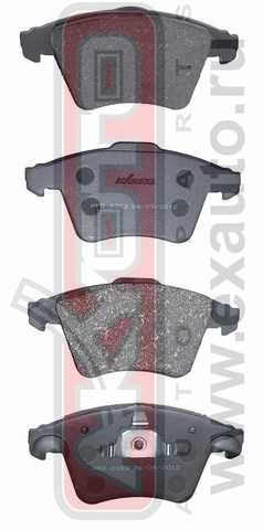 Колодки тормозные дисковые передние <b>ASVA AKD0353</b> - изображение