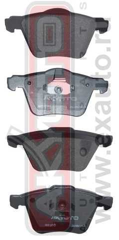Колодки тормозные дисковые передние <b>ASVA AKD0357</b> - изображение