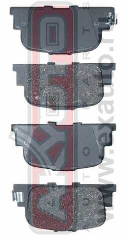 Колодки тормозные дисковые задние <b>ASVA AKD0510</b> - изображение Колодки тормозные дисковые задние <b>ASVA AKD0510</b> - изображение