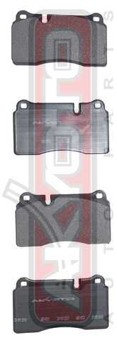 Колодки тормозные дисковые задние <b>ASVA AKD0531</b> - изображение 1