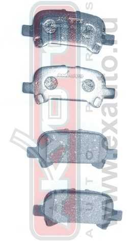 Колодки тормозные дисковые задние <b>ASVA AKD06030</b> - изображение