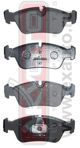 Колодки тормозные дисковые передние <b>ASVA AKD1011</b> - изображение