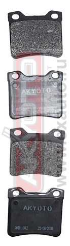 Колодки тормозные дисковые задние <b>ASVA AKD1042</b> - изображение