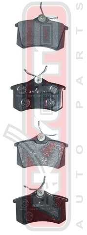 Колодки тормозные дисковые задние <b>ASVA AKD1049</b> - изображение 1