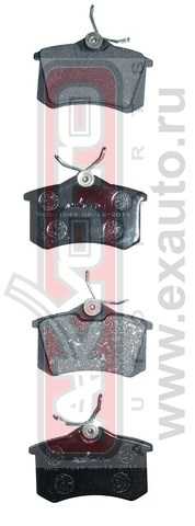 Колодки тормозные дисковые задние <b>ASVA AKD1049</b> - изображение