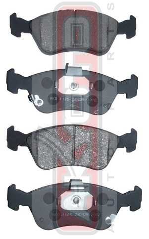 Колодки тормозные дисковые передние <b>ASVA AKD1125</b> - изображение 1