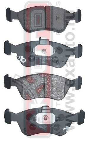 Колодки тормозные дисковые передние <b>ASVA AKD1125</b> - изображение
