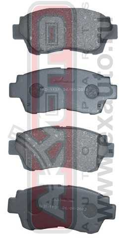 Колодки тормозные дисковые передние <b>ASVA AKD1131</b> - изображение Колодки тормозные дисковые передние <b>ASVA AKD1131</b> - изображение