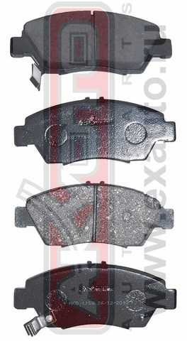 Колодки тормозные дисковые передние <b>ASVA AKD1158</b> - изображение Колодки тормозные дисковые передние <b>ASVA AKD1158</b> - изображение