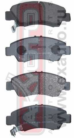 Колодки тормозные дисковые передние <b>ASVA AKD1159</b> - изображение