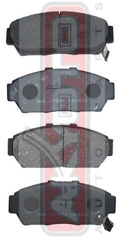 Колодки тормозные дисковые передние <b>ASVA AKD1179</b> - изображение 1