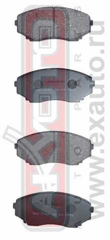 Колодки тормозные дисковые передние <b>ASVA AKD1191</b> - изображение