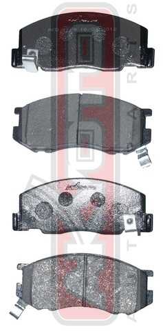 Колодки тормозные дисковые передние <b>ASVA AKD1198</b> - изображение 1