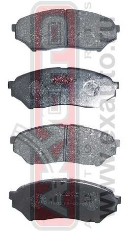 Колодки тормозные дисковые передние <b>ASVA AKD1202</b> - изображение Колодки тормозные дисковые передние <b>ASVA AKD1202</b> - изображение