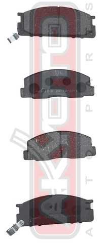 Колодки тормозные дисковые передние <b>ASVA AKD1218</b> - изображение 1