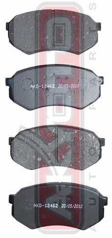 Колодки тормозные передние дисковые <b>ASVA AKD12462</b> - изображение 1