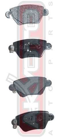 Колодки тормозные задние дисковые <b>ASVA AKD1249</b> - изображение 1