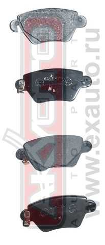 Колодки тормозные задние дисковые <b>ASVA AKD1249</b> - изображение
