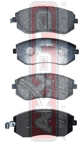 Колодки тормозные дисковые передние <b>ASVA AKD1286</b> - изображение 1