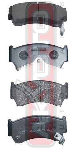 Колодки тормозные дисковые передние <b>ASVA AKD1289</b> - изображение 1