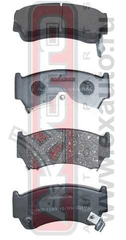 Колодки тормозные дисковые передние <b>ASVA AKD1289</b> - изображение