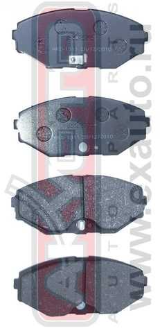 Колодки тормозные дисковые передние <b>ASVA AKD1311</b> - изображение Колодки тормозные дисковые передние <b>ASVA AKD1311</b> - изображение