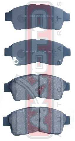 Колодки тормозные дисковые передние <b>ASVA AKD1322</b> - изображение 1
