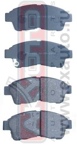Колодки тормозные дисковые передние <b>ASVA AKD1322</b> - изображение