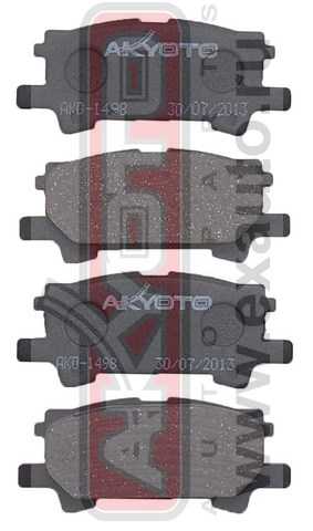 Колодки тормозные дисковые задние <b>ASVA AKD1498</b> - изображение Колодки тормозные дисковые задние <b>ASVA AKD1498</b> - изображение