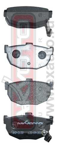 Колодки тормозные дисковые задние <b>ASVA AKD2130</b> - изображение